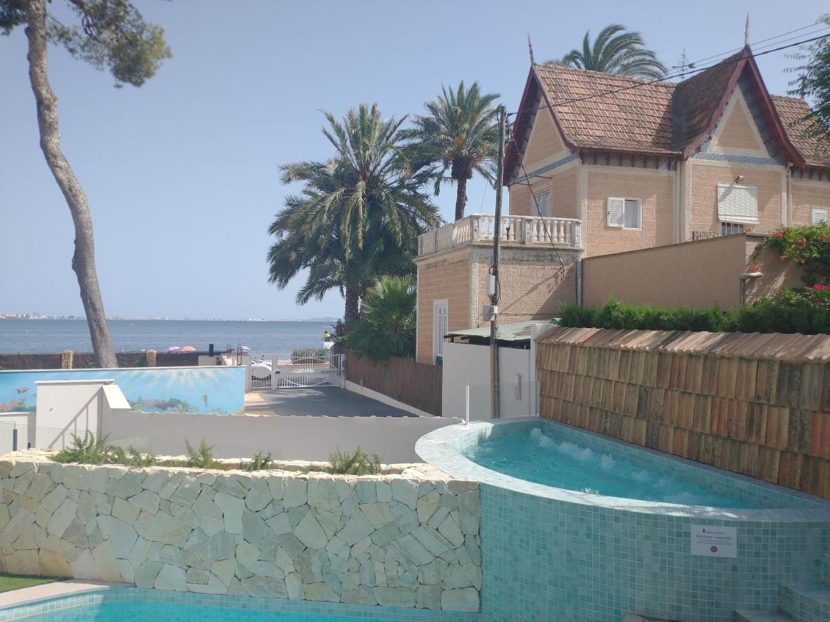 Modern Nieuwbouwappartement Aan Het Strand Van De Mar Menor In Santiago De La Ribera Lo Pagan Exterior photo